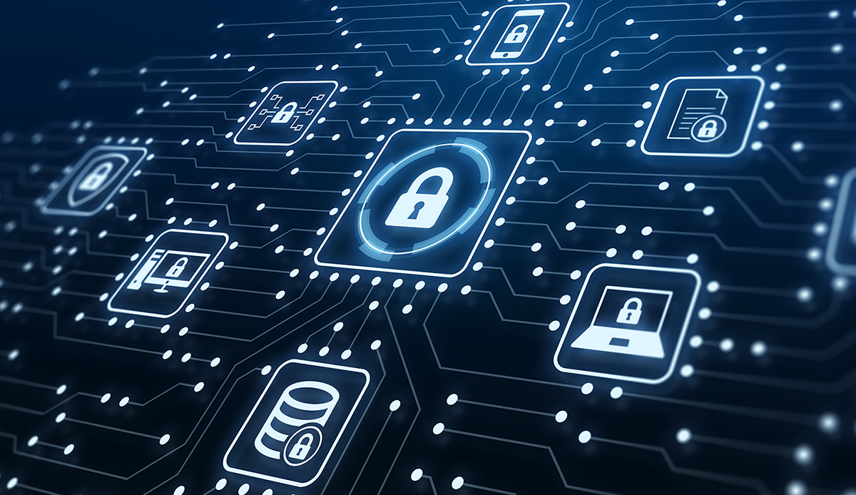 Cyber security concept