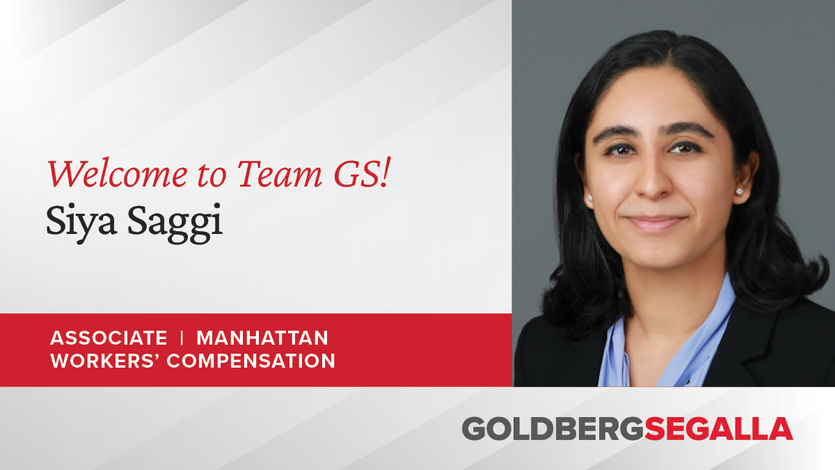 Goldberg Segalla Welcomes Siya Saggi