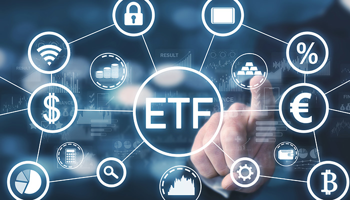 ETF digital concept