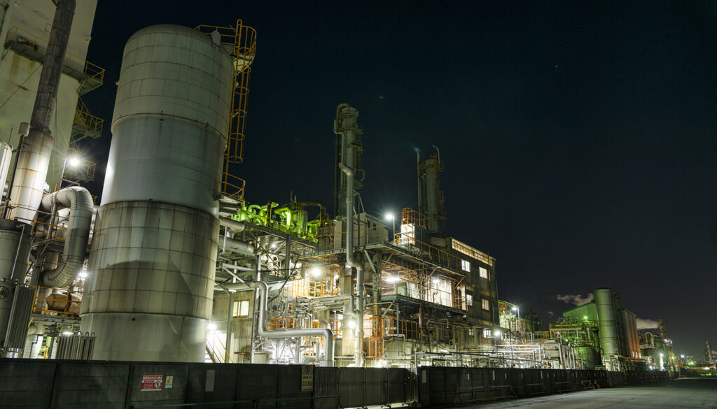 Chemical Factory Producing Ethylene Oxide