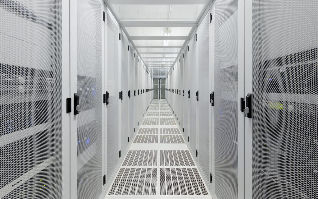 Server room at data center
