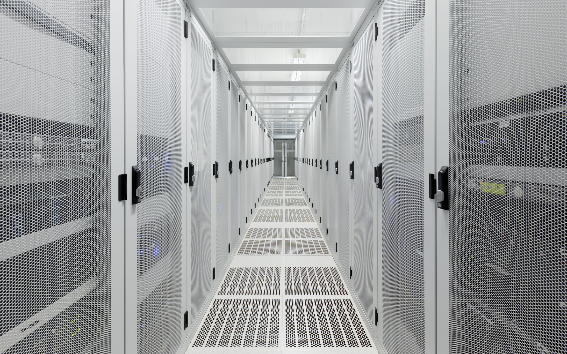 Server room at data center